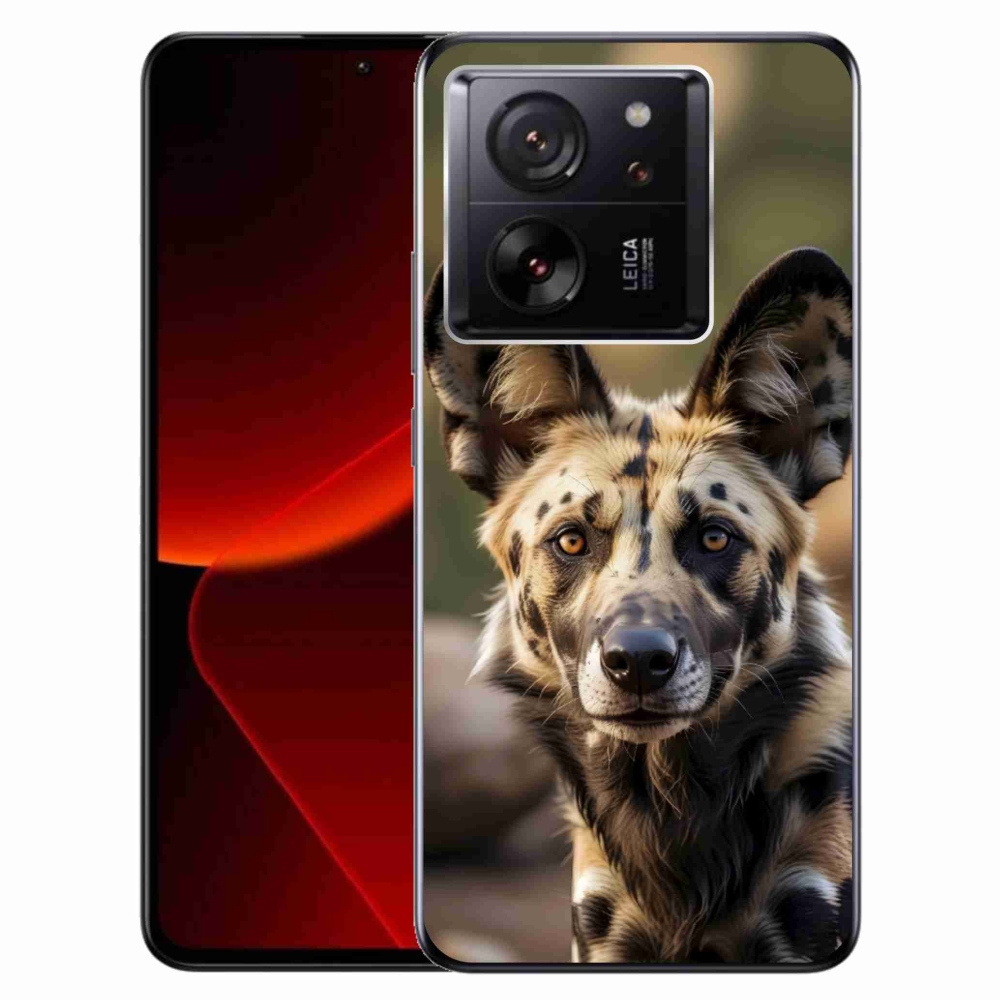 Gél borítás mmCase a Xiaomi 13T/13T Pro készülékhez - Afrikai vadkutya