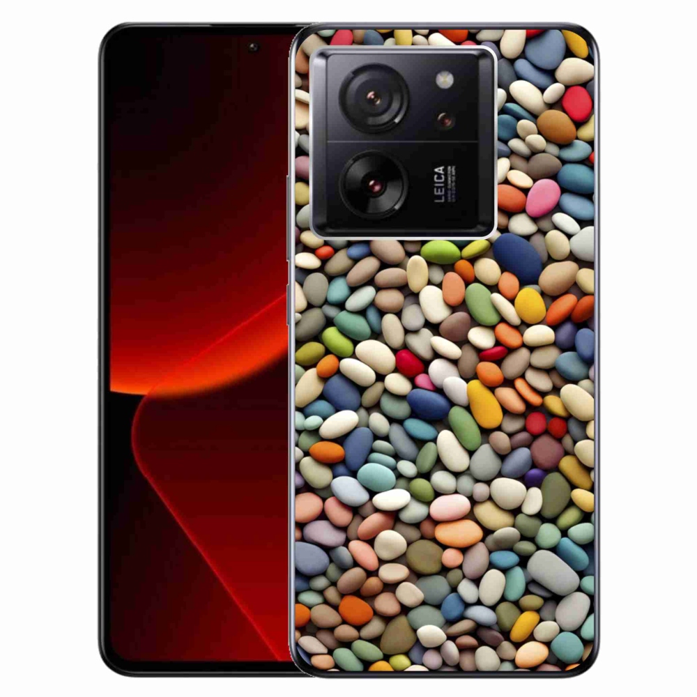 Gél borítás mmCase a Xiaomi 13T/13T Pro számára - színes strasszkövek 2