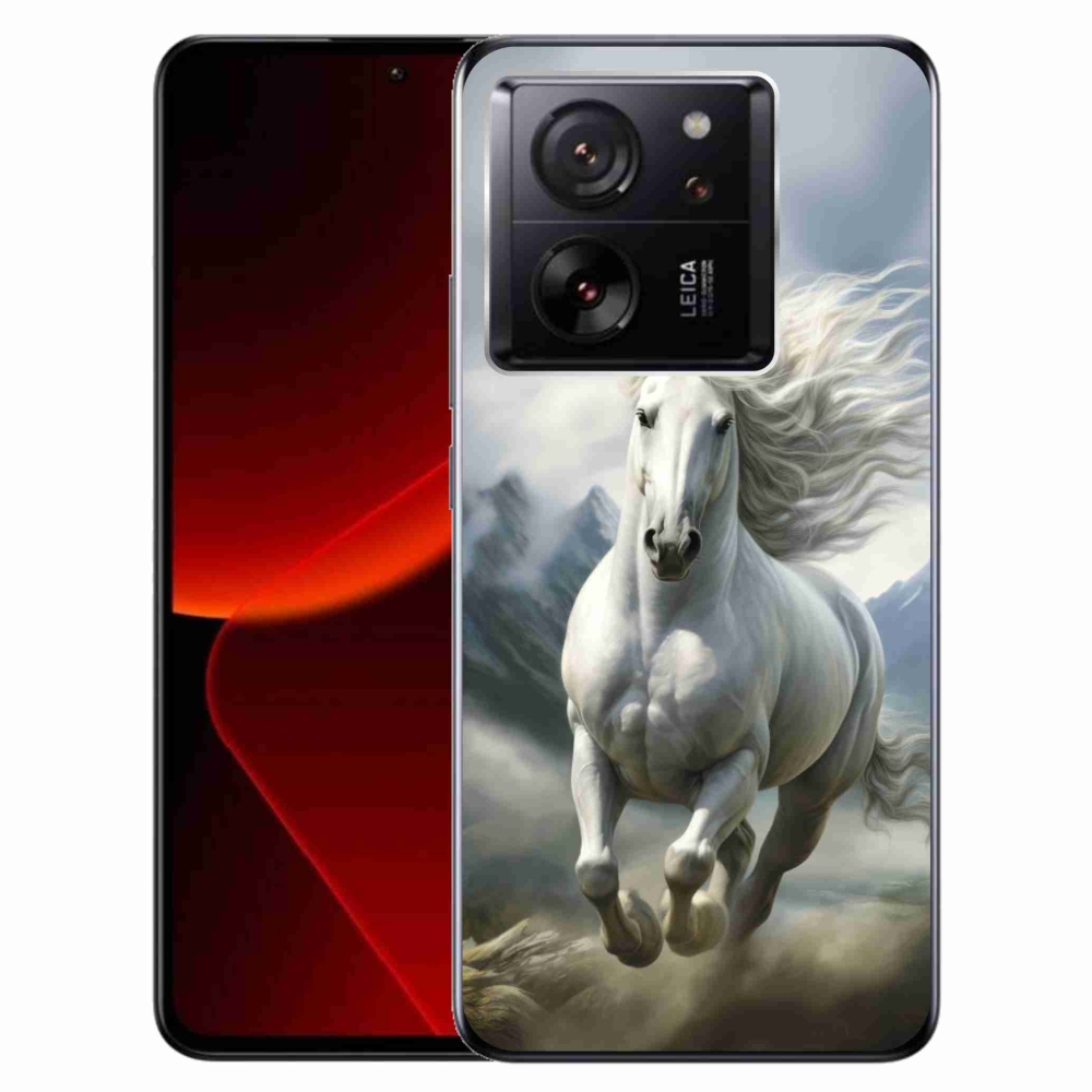 Gél borítás mmCase a Xiaomi 13T/13T Pro - futó fehér ló 3