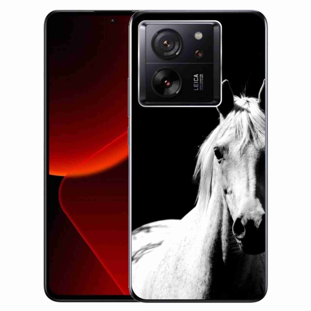 Gél borítás mmCase a Xiaomi 13T/13T Pro - fehér ló 5