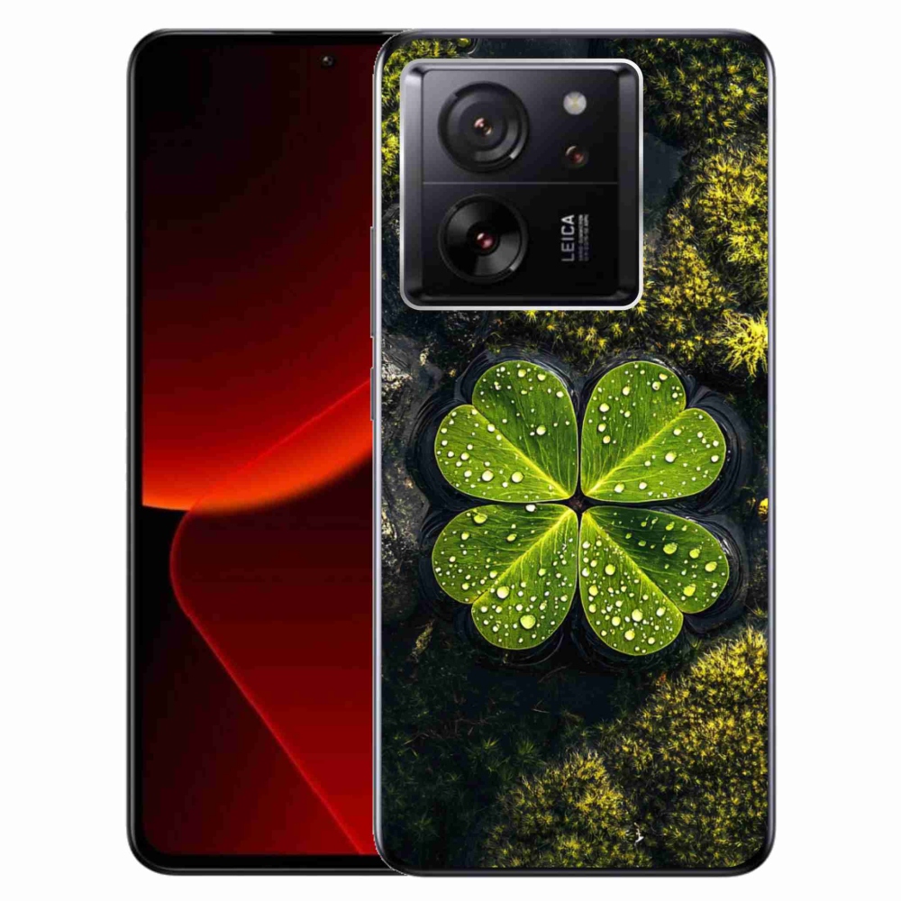 Gél borítás mmCase a Xiaomi 13T/13T Pro számára - négylevelű lóhere