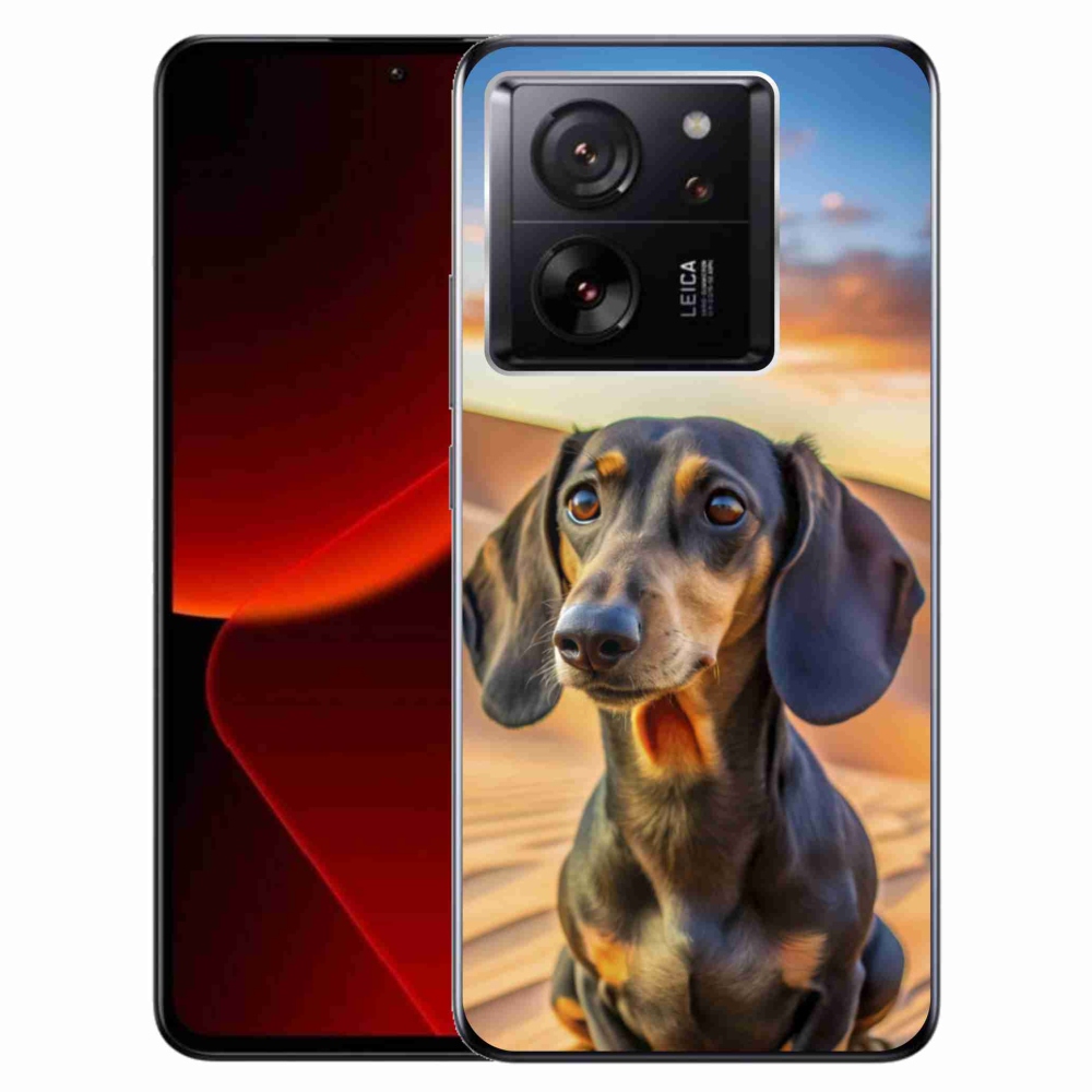 Gél borítás mmCase a Xiaomi 13T/13T Pro készülékhez - tacskó 3