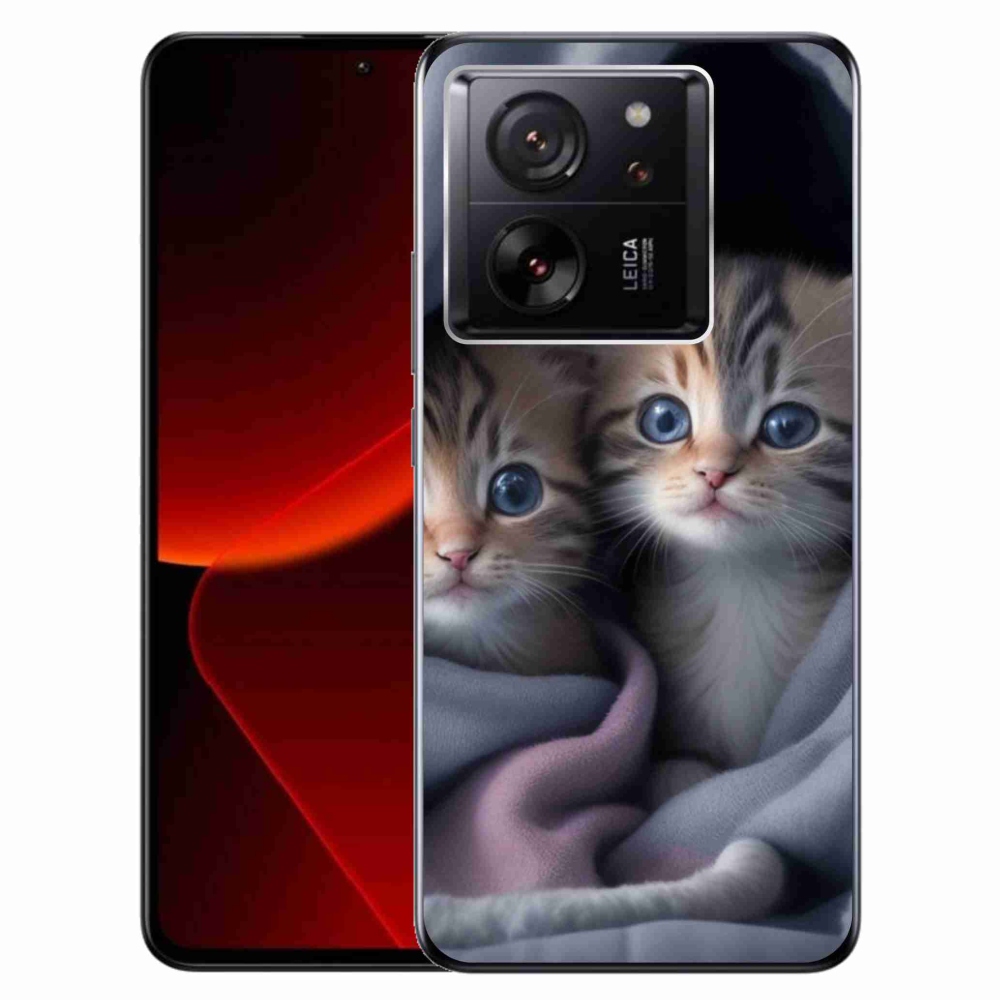 Zselés borítás mmCase a Xiaomi 13T/13T Pro - cat duo 2 számára