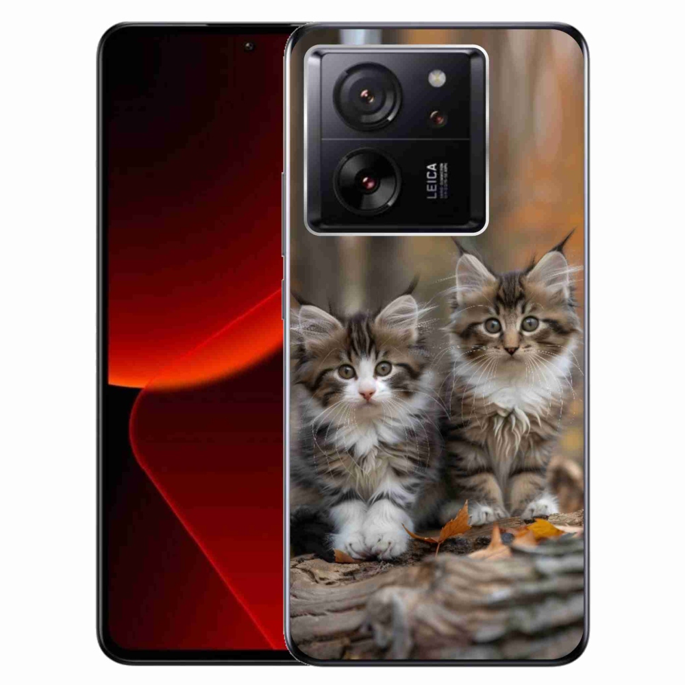Zselés borítás mmCase a Xiaomi 13T/13T Pro - cat duo 3 számára