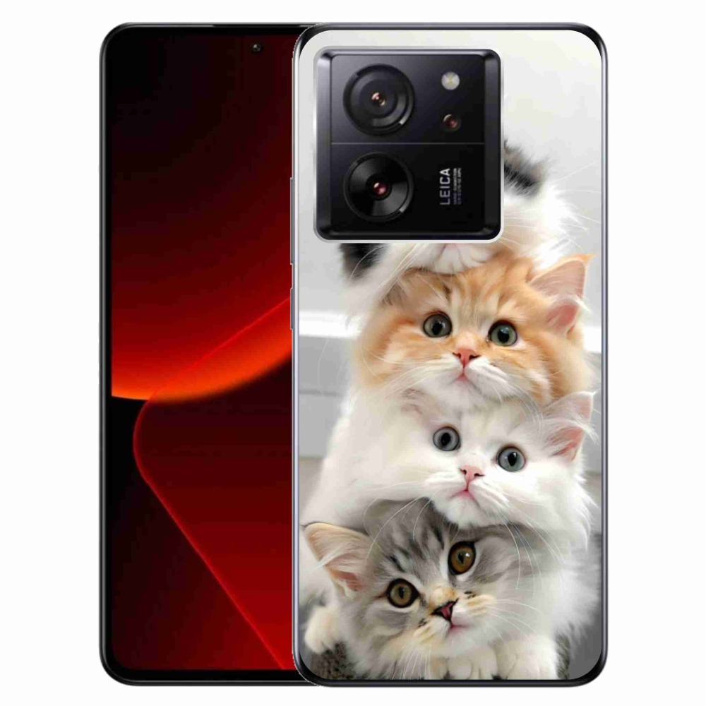 Zselés borítás mmCase a Xiaomi 13T/13T Pro számára - cat group