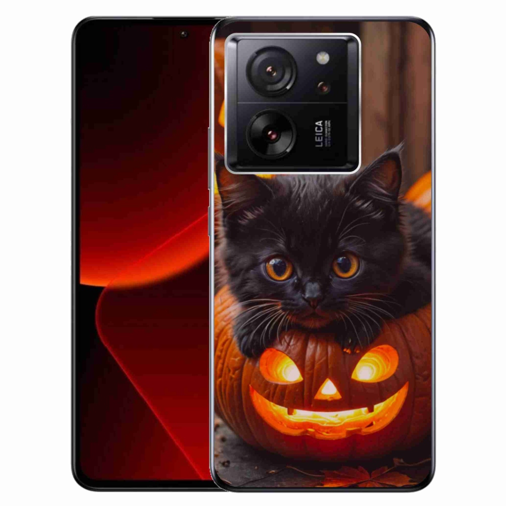 Gél borítás mmCase a Xiaomi 13T/13T Pro számára - cica és tök