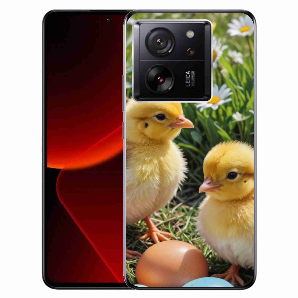 Zselés borítás mmCase a Xiaomi 13T/13T Pro - csirkékhez