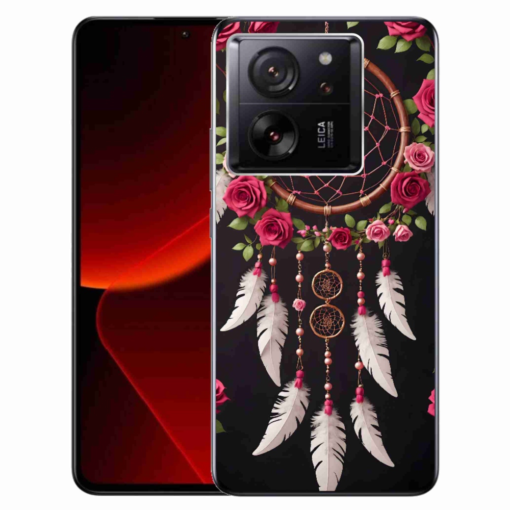 Gél borítás mmCase a Xiaomi 13T/13T Pro számára - álomfogó rózsákkal