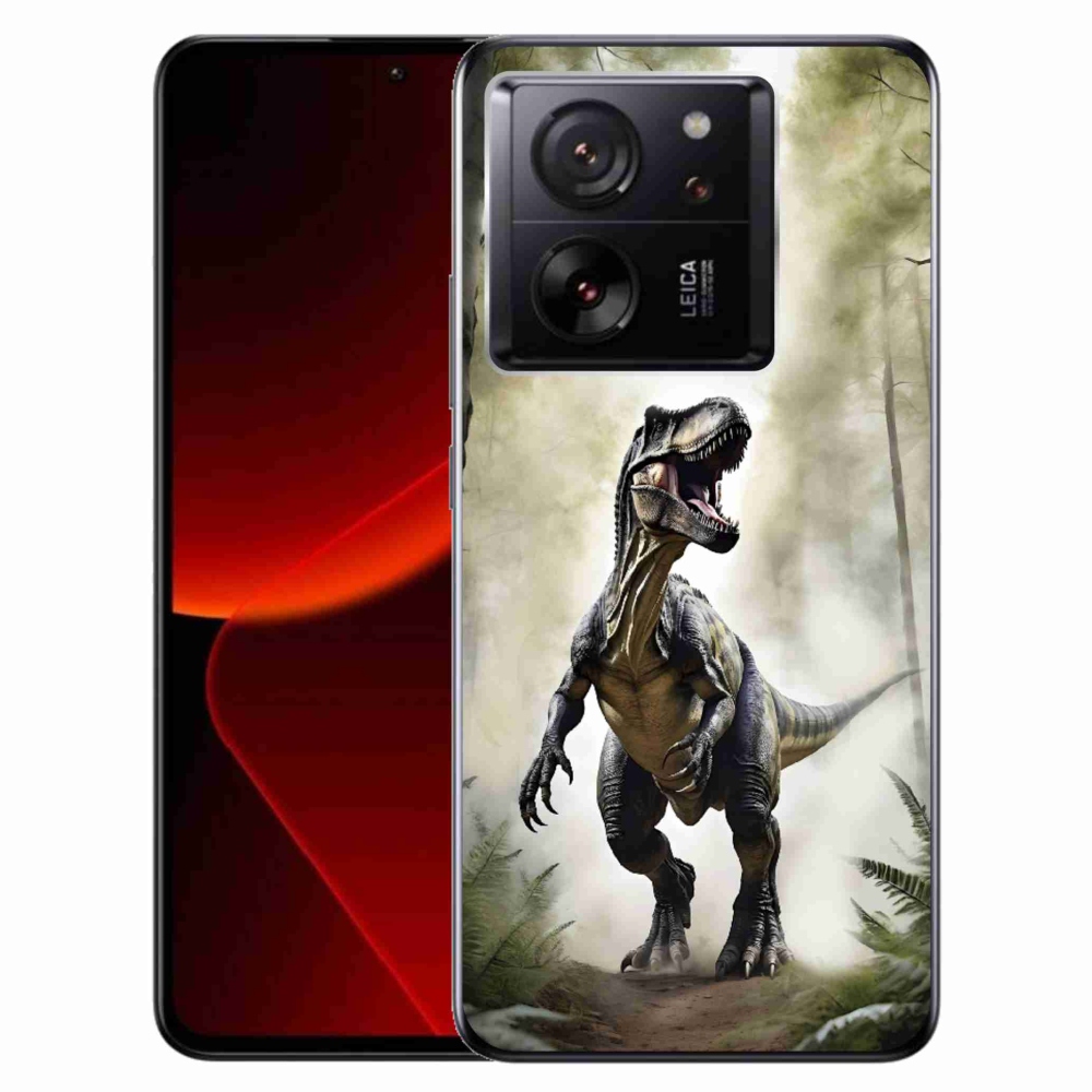 Gél borítás mmCase a Xiaomi 13T/13T Pro készülékhez - dühös T-Rex