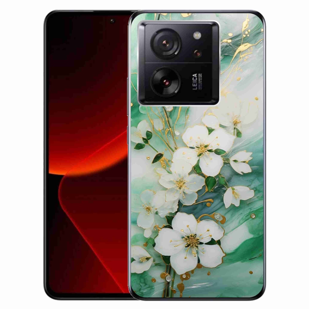 Gél borítás mmCase a Xiaomi 13T/13T Pro számára - finom virágok