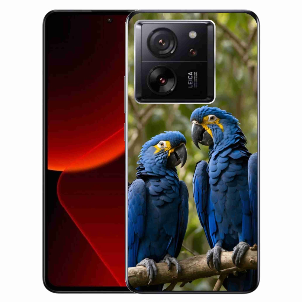 Zselés borítás mmCase a Xiaomi 13T/13T Pro készülékhez - papagáj duo