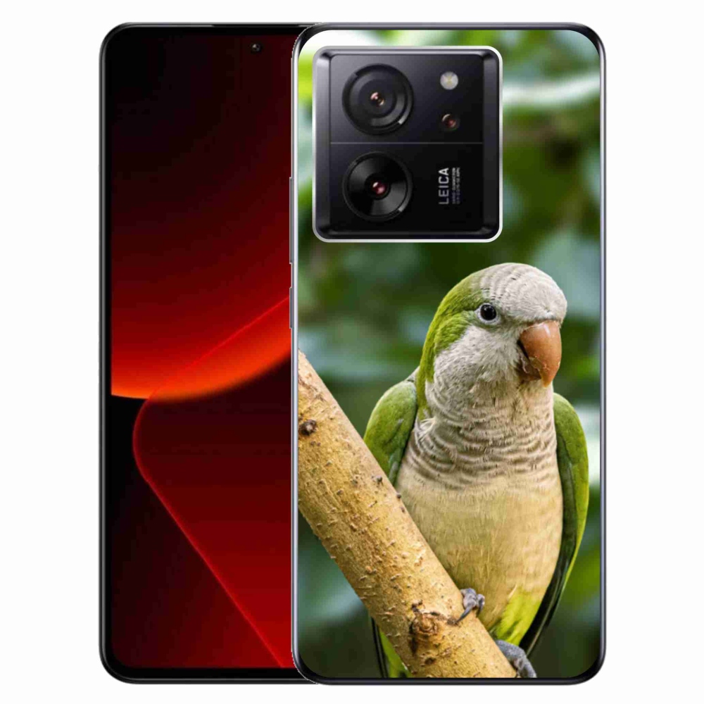 Zselés borítás mmCase a Xiaomi 13T/13T Pro készülékhez - papagáj