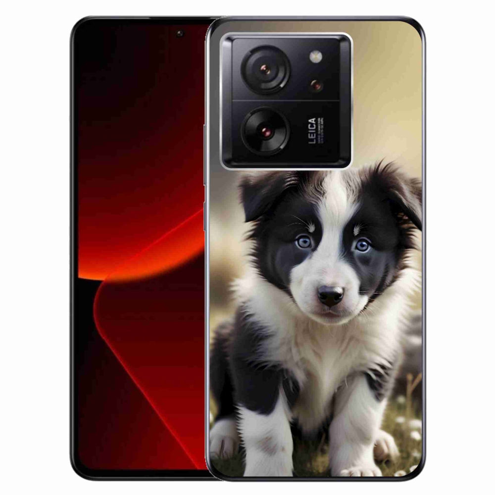 Gél borítás mmCase a Xiaomi 13T/13T Pro számára - aranyos border collie