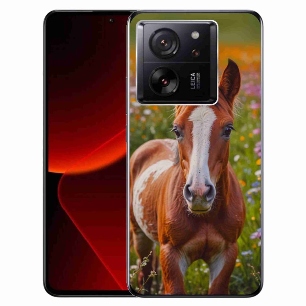 Gél borítás mmCase a Xiaomi 13T/13T Pro számára - aranyos csikó