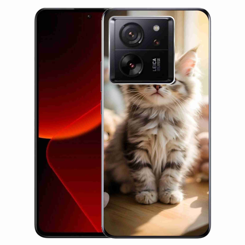 Gél borítás mmCase a Xiaomi 13T/13T Pro számára - aranyos cica 10