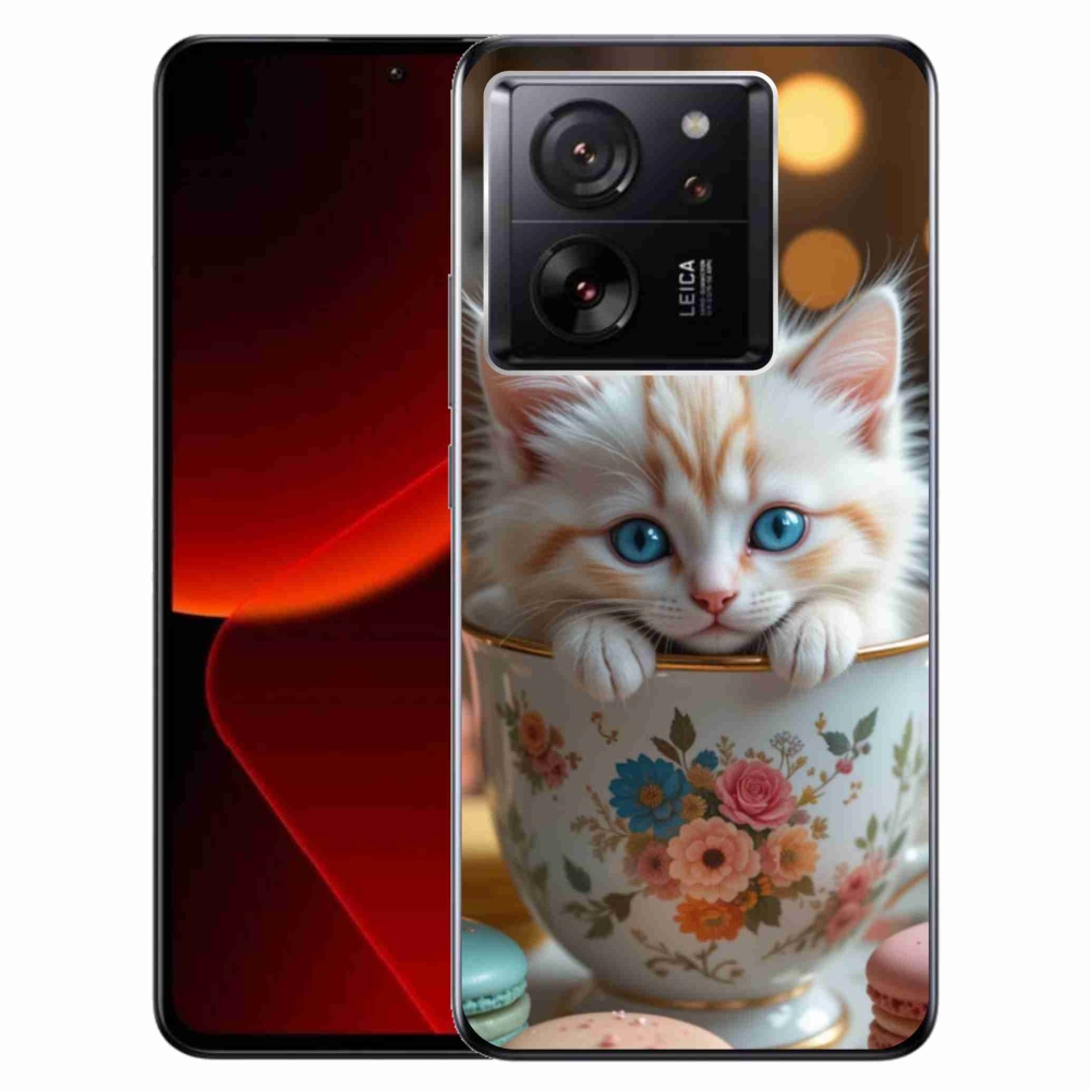 Gél borítás mmCase a Xiaomi 13T/13T Pro számára - aranyos cica 6