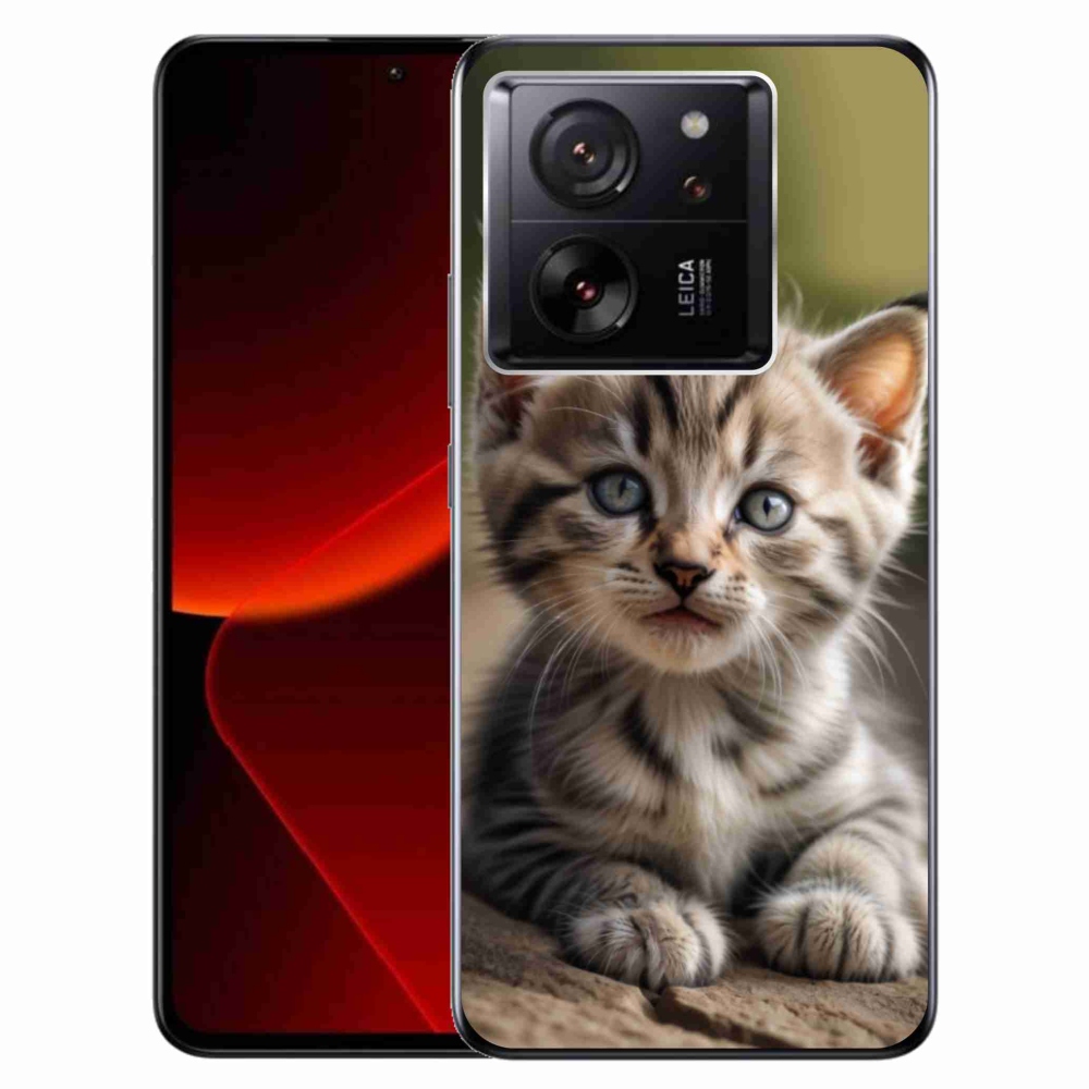 Gél borítás mmCase a Xiaomi 13T/13T Pro számára - aranyos cica 9