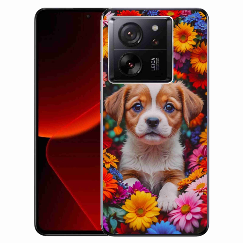 Gél borítás mmCase a Xiaomi 13T/13T Pro számára - aranyos kiskutya