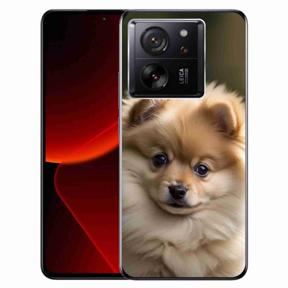 Gél borítás mmCase a Xiaomi 13T/13T Pro számára - aranyos pomerániai 2
