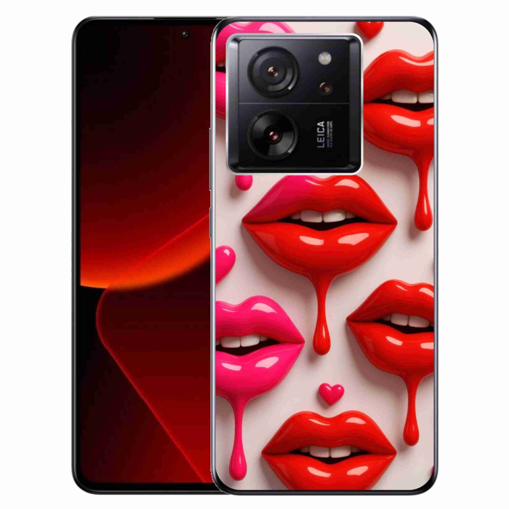 Gél borítás mmCase a Xiaomi 13T/13T Pro készülékhez - ajkak 2