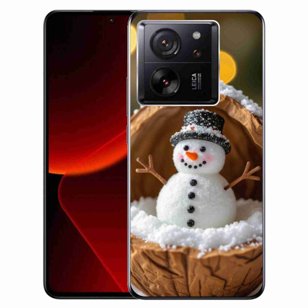 Gél borítás mmCase a Xiaomi 13T/13T Pro számára - hóember 4