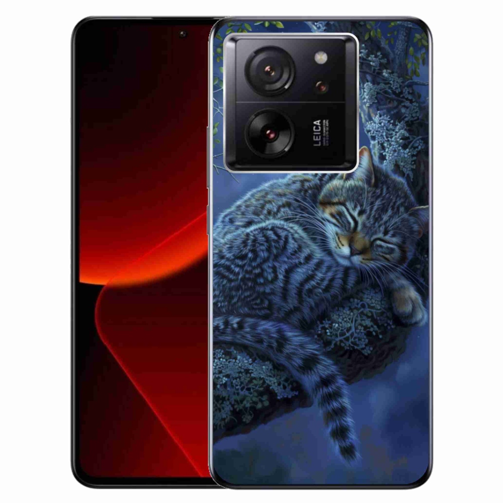 Gél borítás mmCase a Xiaomi 13T/13T Pro számára - alvó macska