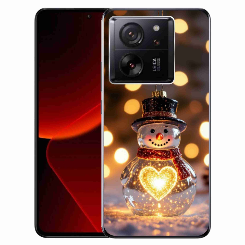Gél borítás mmCase a Xiaomi 13T/13T Pro számára - karácsonyi hóember