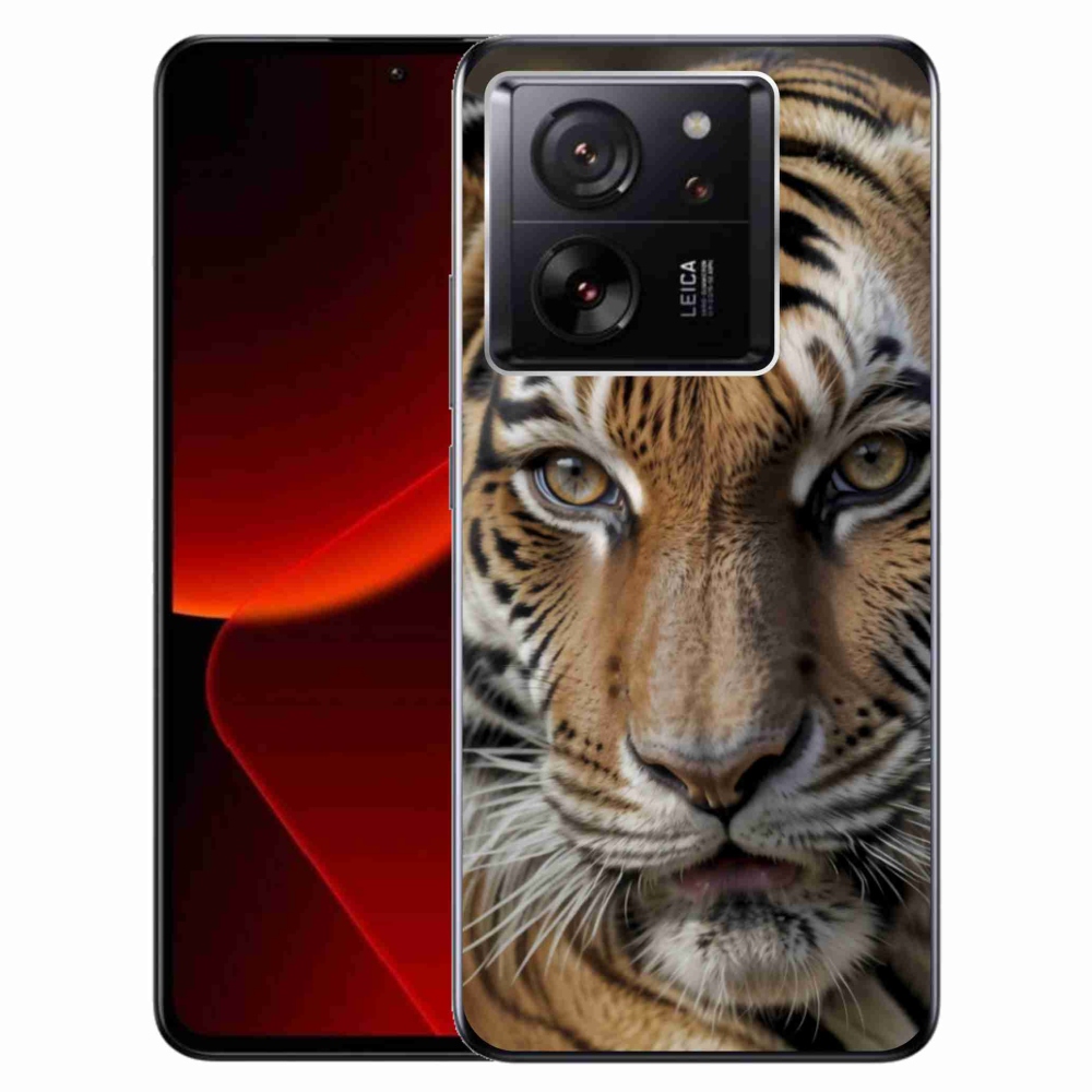 Gél borítás mmCase a Xiaomi 13T/13T Pro számára - tigris nézet