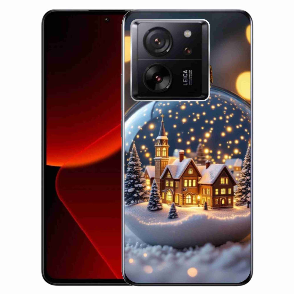 Gél borítás mmCase a Xiaomi 13T/13T Pro számára - karácsonyi golyók 4