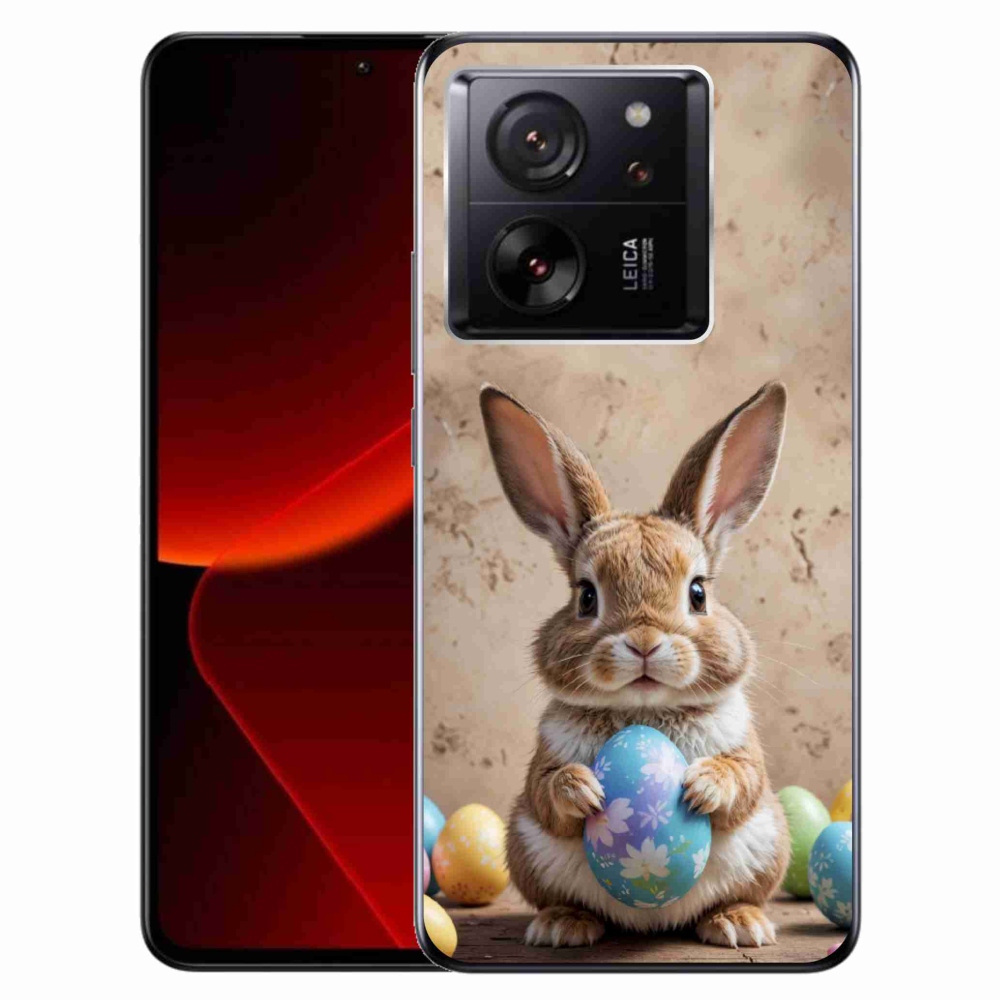 Gél borítás mmCase a Xiaomi 13T/13T Pro számára - Húsvéti nyuszi