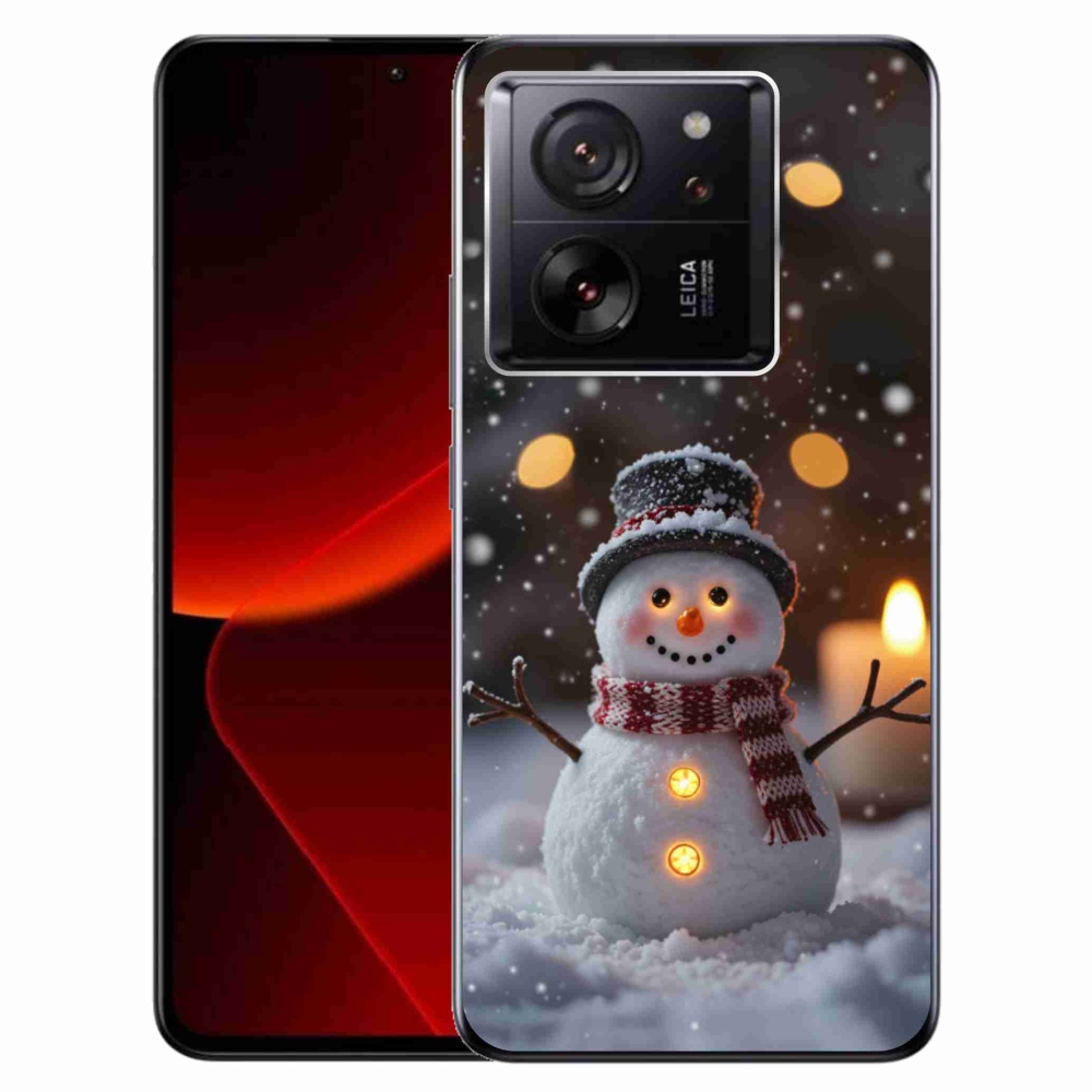 Gél borítás mmCase a Xiaomi 13T/13T Pro számára - boldog hóember