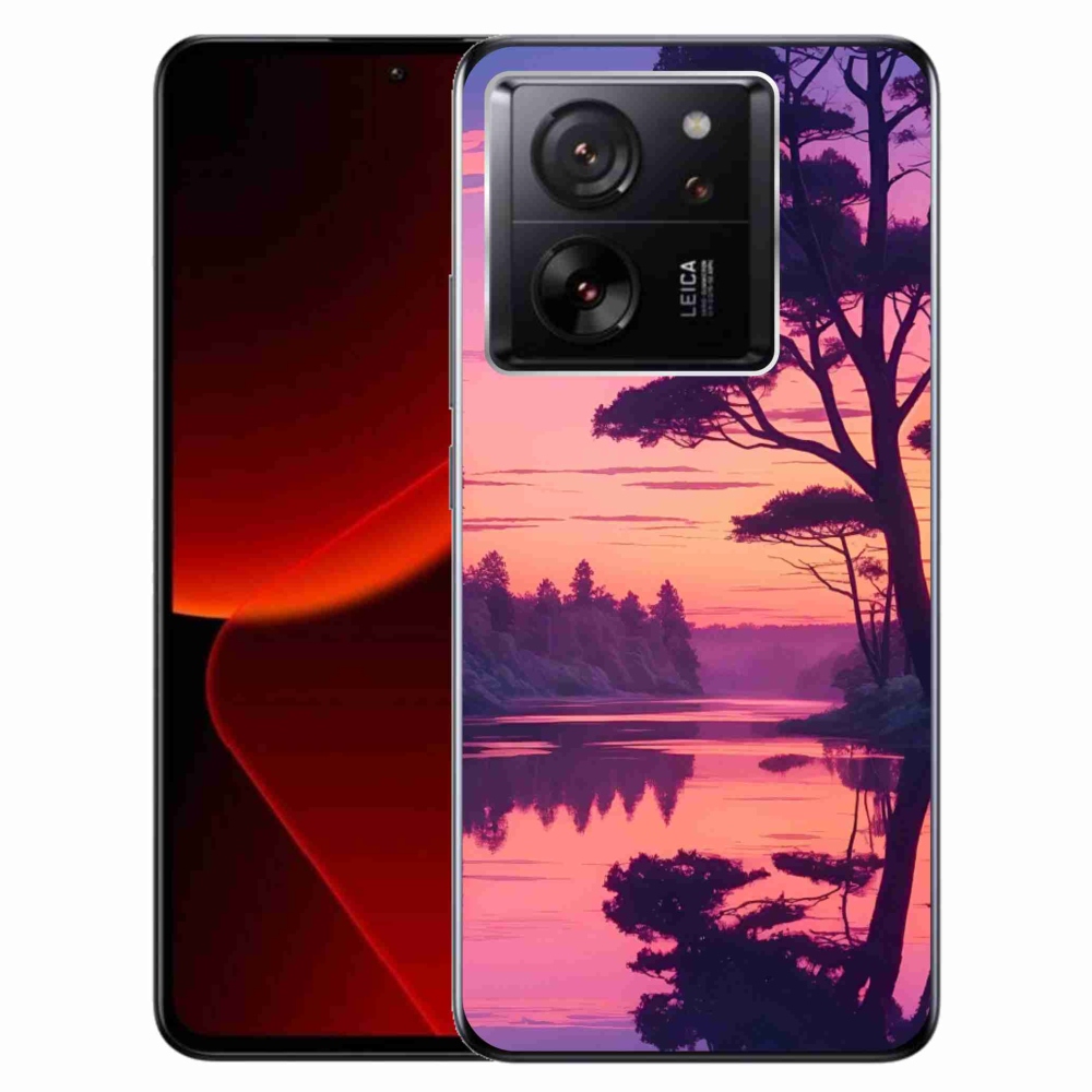 Gél borítás mmCase a Xiaomi 13T/13T Pro számára - naplemente a tó felett