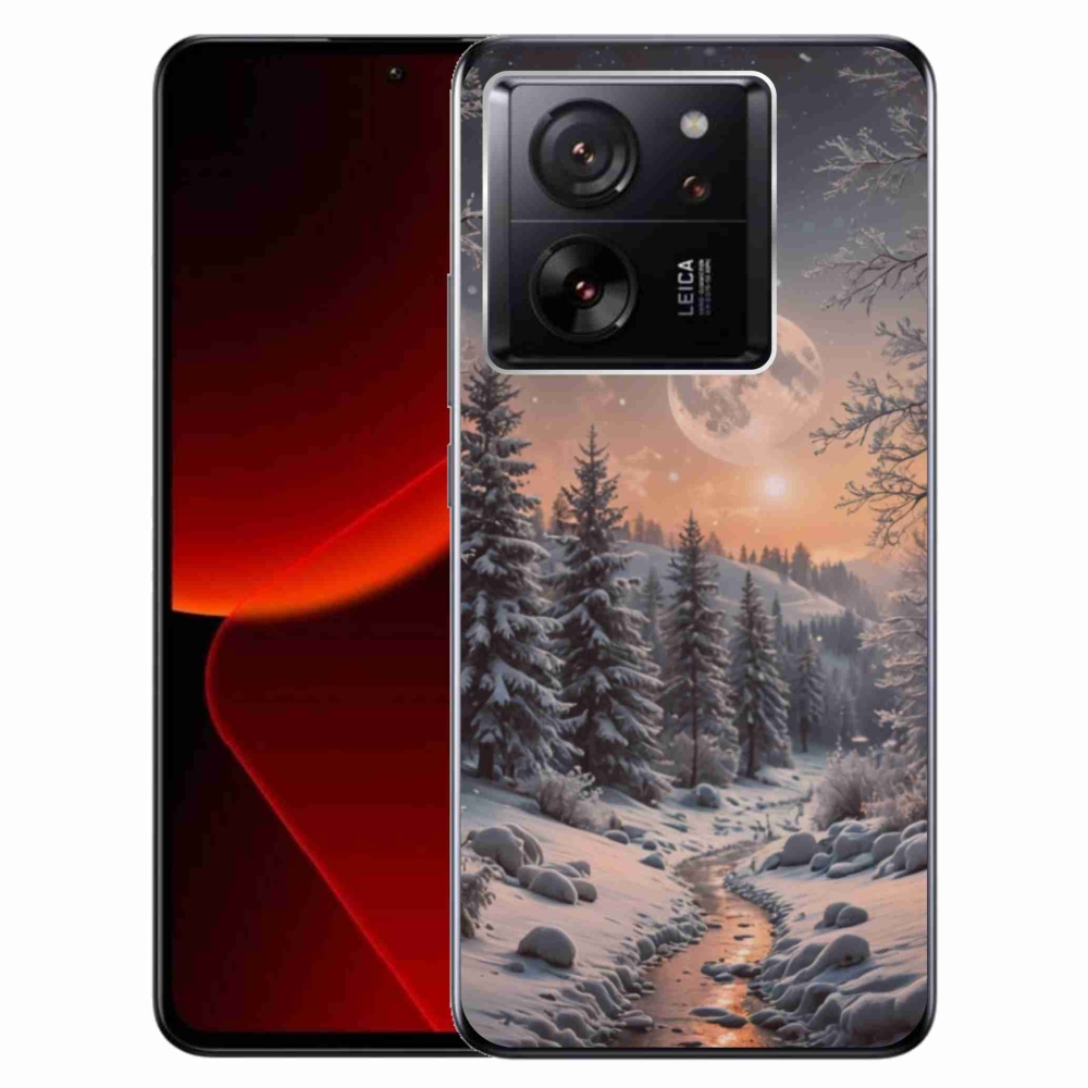 Gél borítás mmCase a Xiaomi 13T/13T Pro számára - téli táj 2