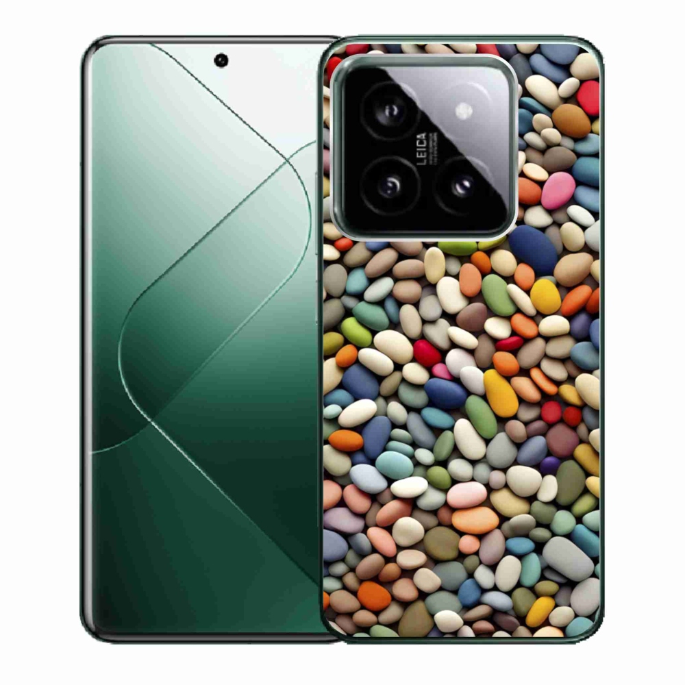 Gél borító mmCase a Xiaomi 14 - színes strasszkövek 2