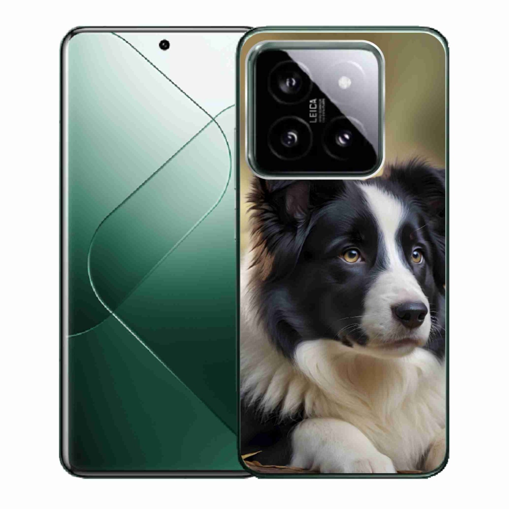 Gél borítás mmCase a Xiaomi 14 - border collie 2 számára