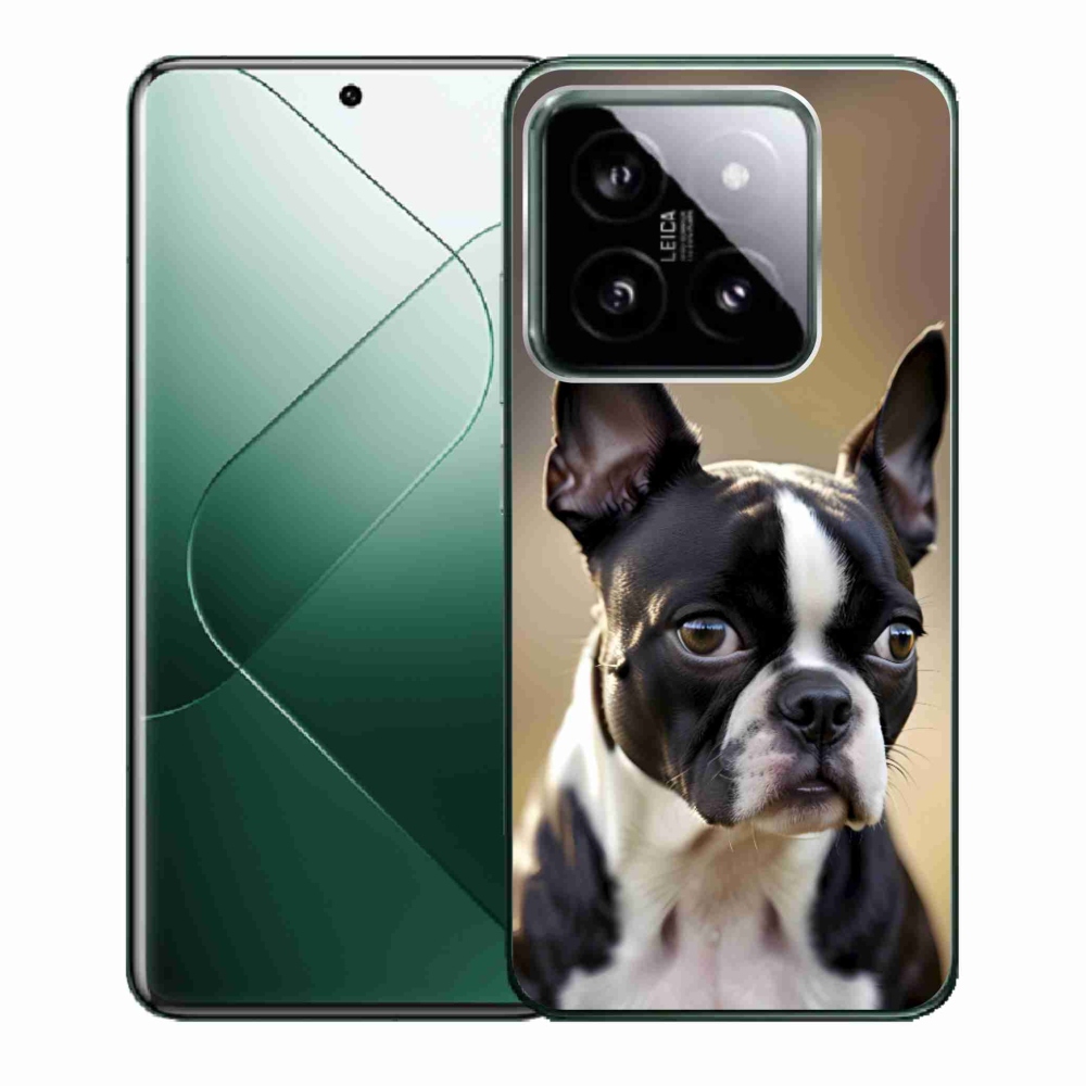 Gél borítás mmCase a Xiaomi 14-hez - Boston Terrier