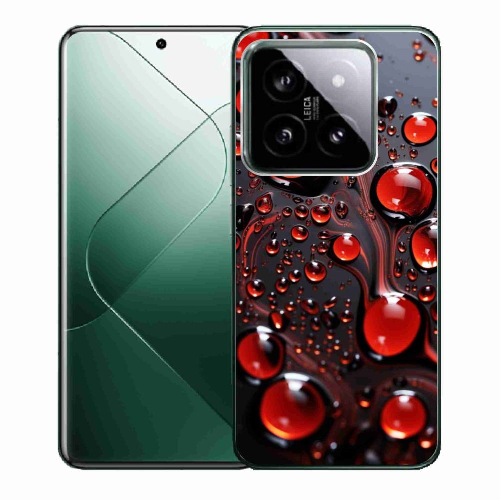 Gél borítás mmCase a Xiaomi 14 - piros csepp 2