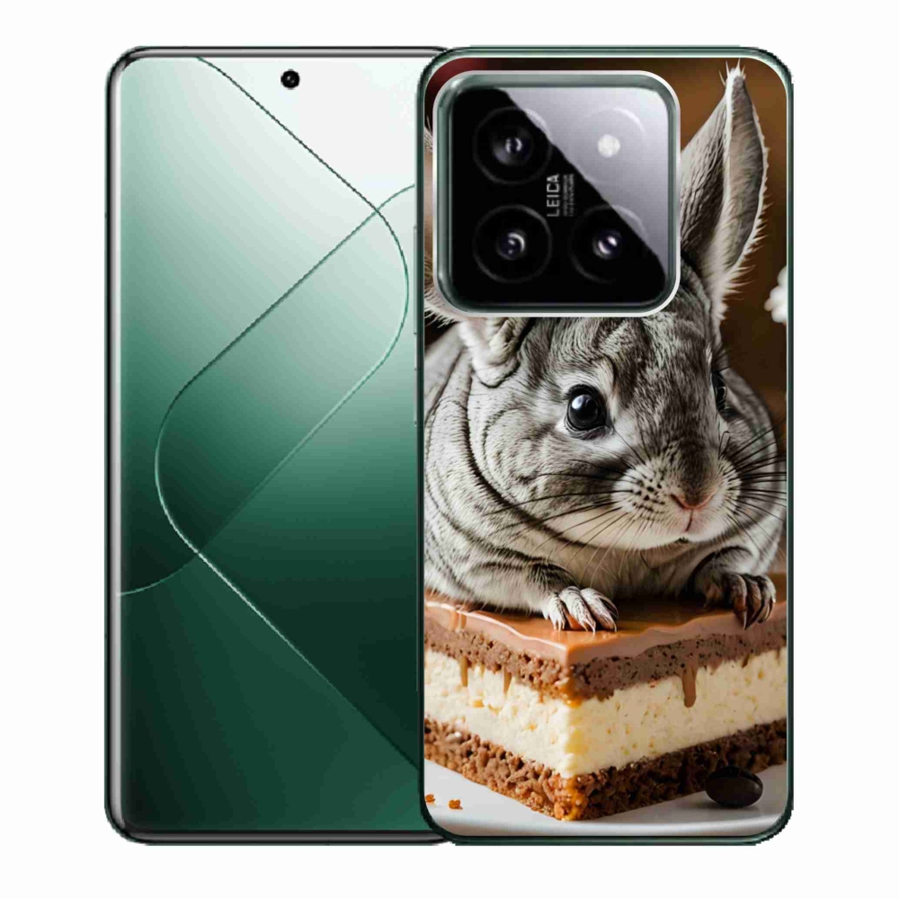 Gél borító mmCase a Xiaomi 14-hez - csincsilla