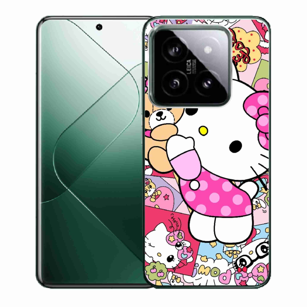 Gél borító mmCase a Xiaomi 14-hez - aranyos cica
