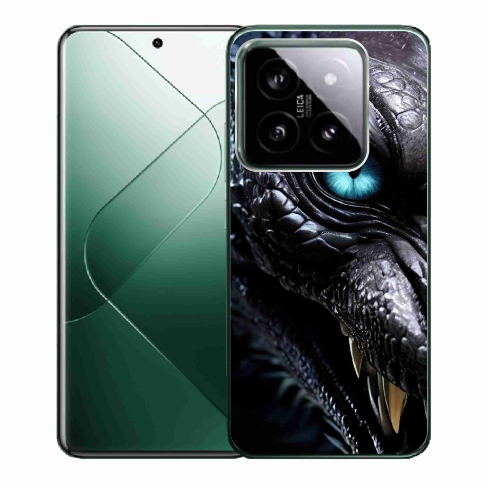 Gél borítás mmCase a Xiaomi 14-hez - sárkány nézet