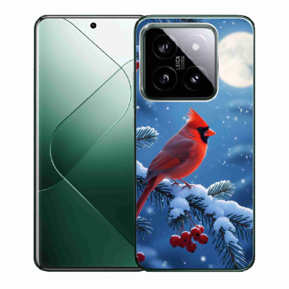 Gél borítás mmCase a Xiaomi 14-hez - kardinálpiros színű