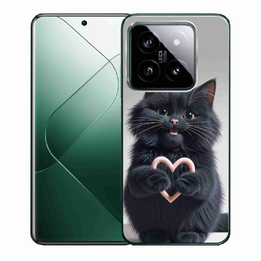 Gél borító mmCase a Xiaomi 14 - macska szeretet 3