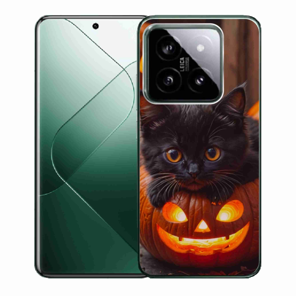 Gél borítás mmCase a Xiaomi 14-hez - cica és tök