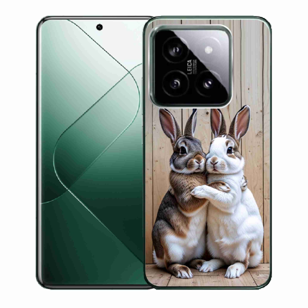 Gél borítás mmCase a Xiaomi 14 - nyúl párhoz