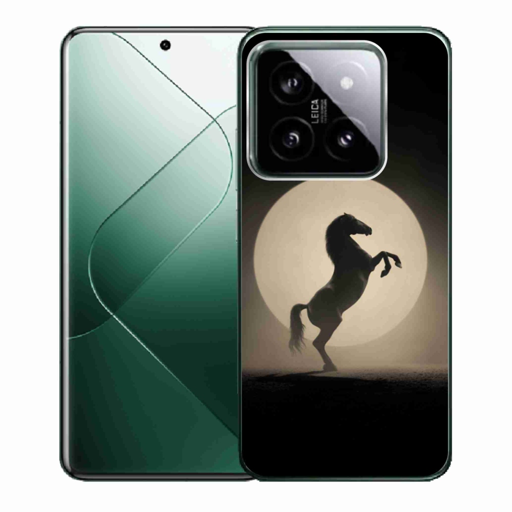 Gél borítás mmCase a Xiaomi 14 - ló sziluettben