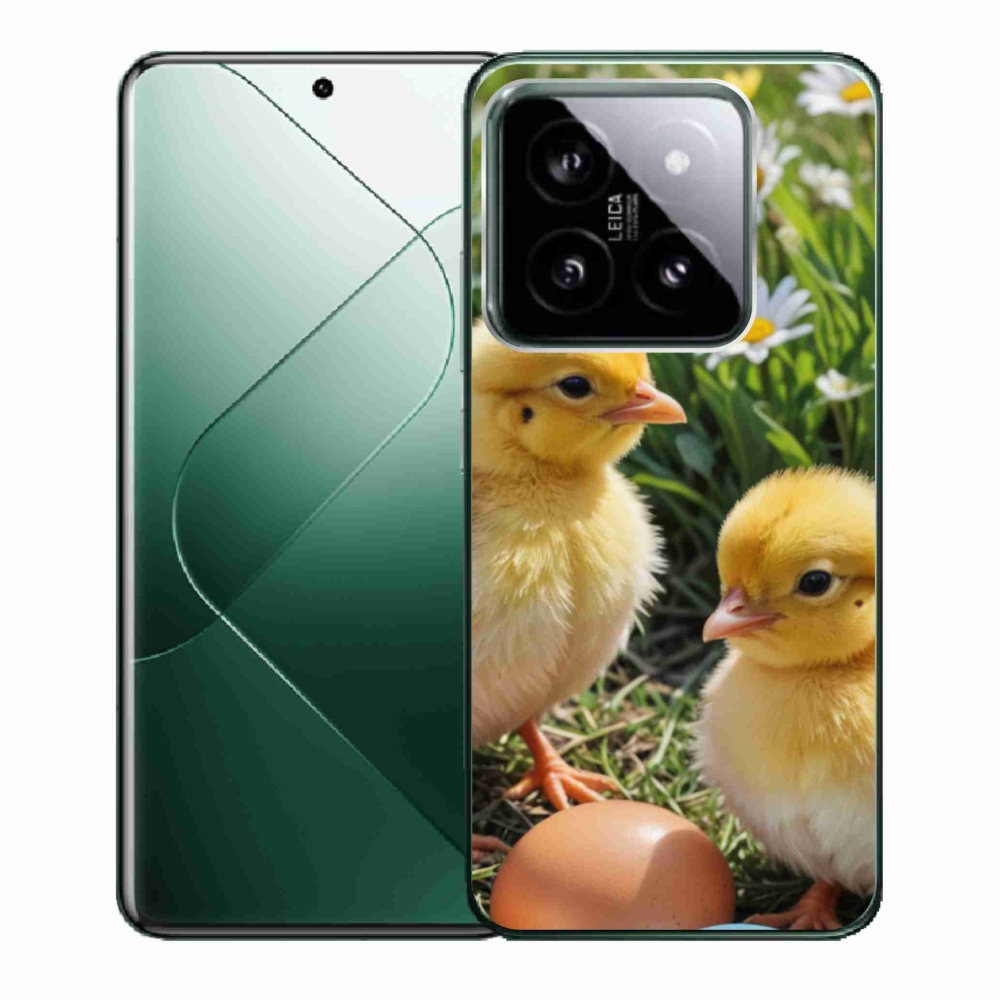 Gél borító mmCase a Xiaomi 14 - csirkékhez