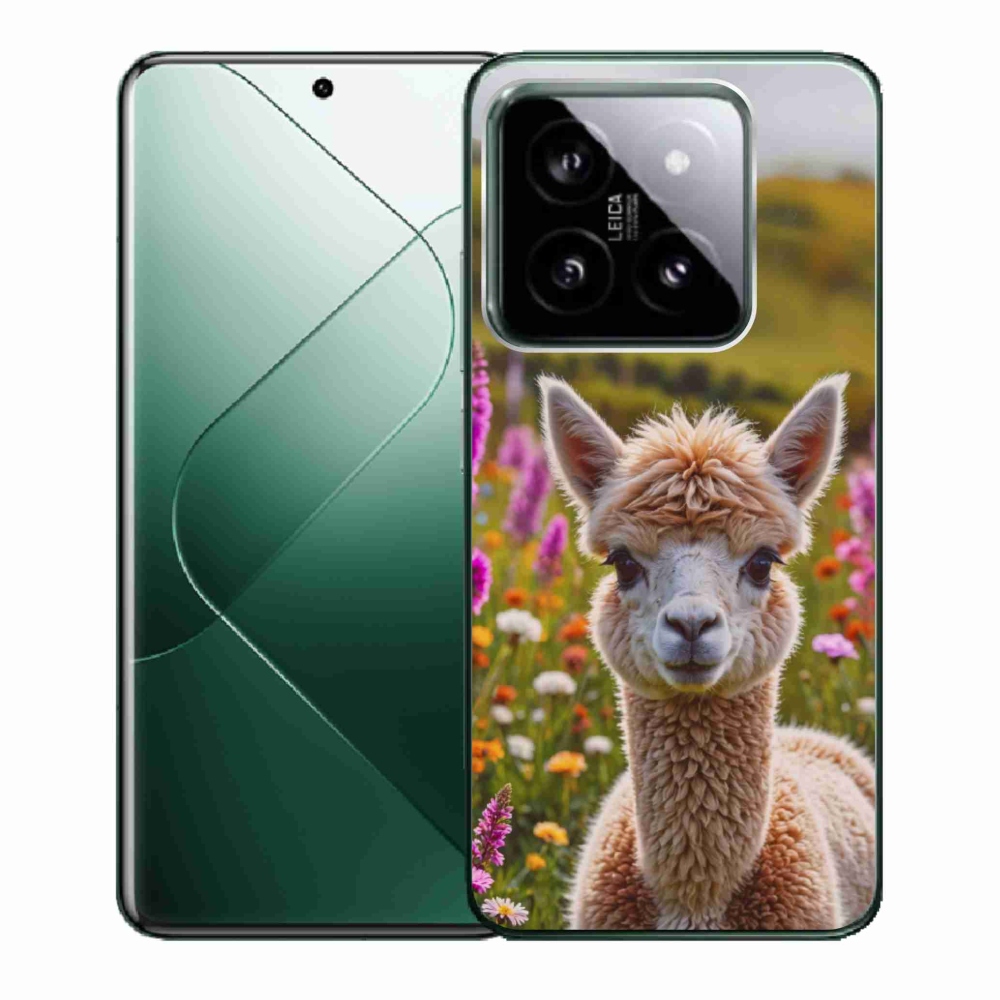 Gél borítás mmCase a Xiaomi 14-hez - láma a réten