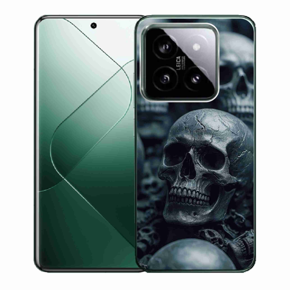 Gél borítás mmCase a Xiaomi 14 - koponya 2 számára