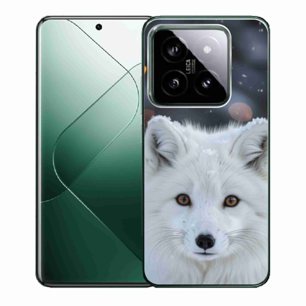 Gél borító mmCase a Xiaomi 14 - polár róka számára