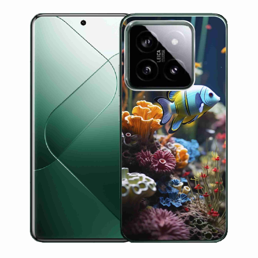 Gél borítás mmCase a Xiaomi 14 - Sea World 5 számára